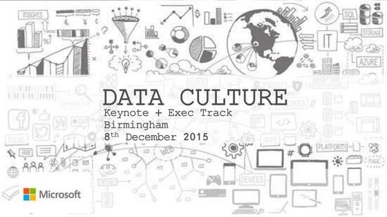 Data Culture Keynote and Exec Track Birm Dec 8th