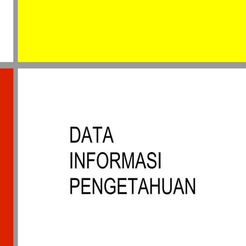Data dan informasi