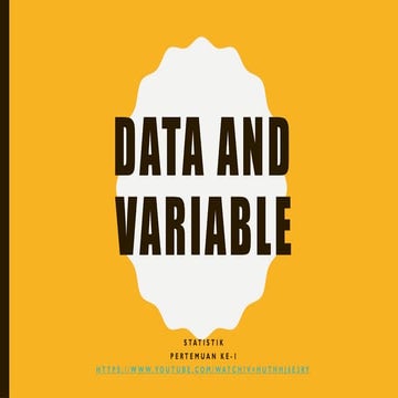 PPT data dan variabel untuk penelitian bisnis dan ekonomi