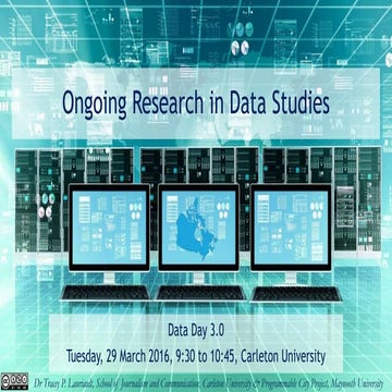 Ongoing Research in Data Studies