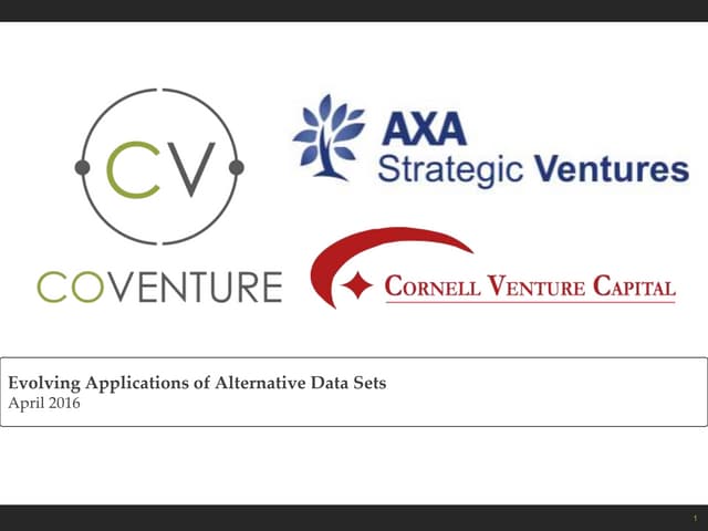 Data deck - CV - AXA - CVC