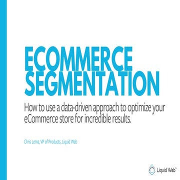 eCommerce Segmentation