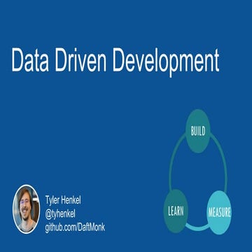 Data driven development | PPT