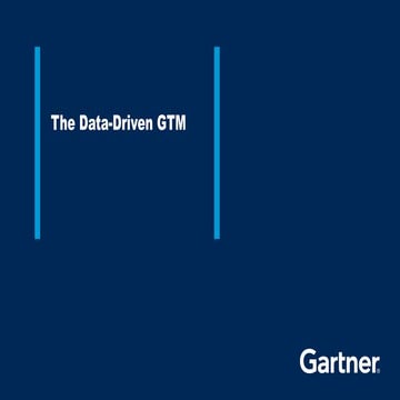 The Data-Driven Go-to-Market