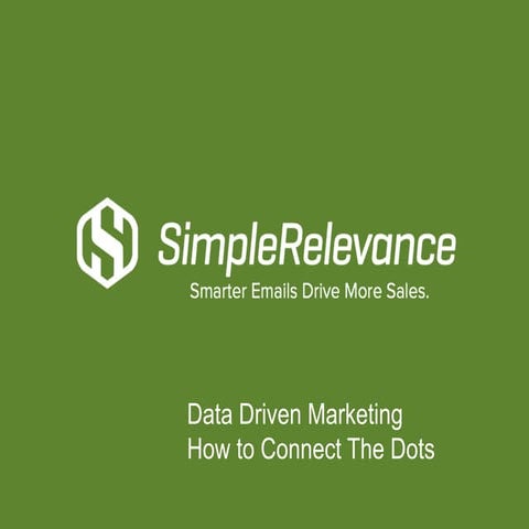 Data Driven Marketing by SimpleRelevance