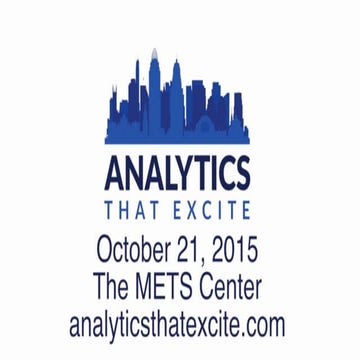 Jordan Christensen at Analytics That Excite