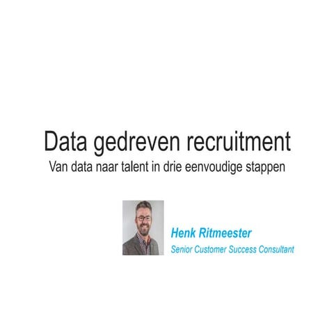 Datagedreven recruitment voor werving- en selectiebureaus: Van data naar talent in 3 eenvoudige stappen