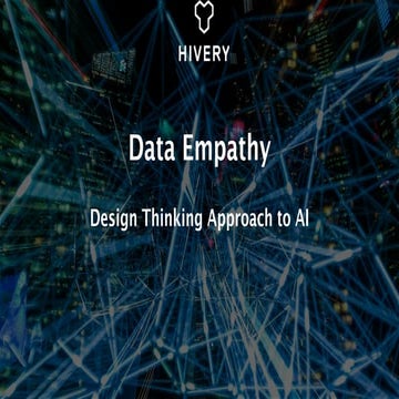 Data empathy  -  A Design Thinking approach to AI application development 