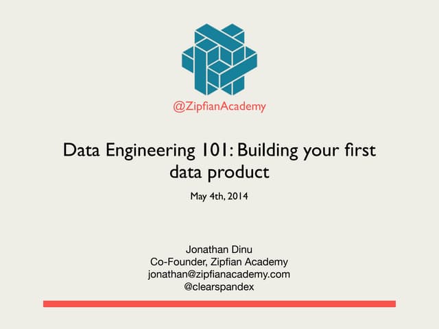 Data Engineering 101: Building your...