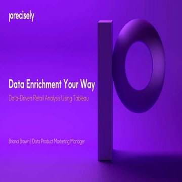Data Enrichment Your Way - Data-Driven Retail Analysis Using Tableau