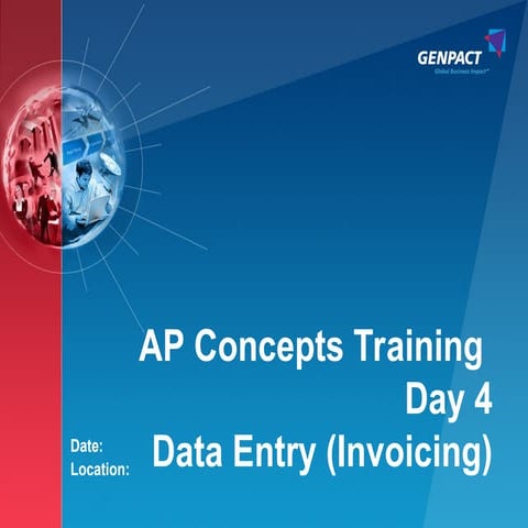 Data Entry in Accounts Payable-Invoicing