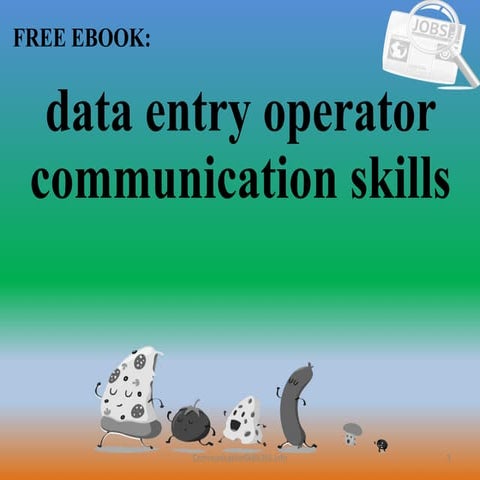 Data entry operator communication skills pdf | PPTX | Resume Writing ...