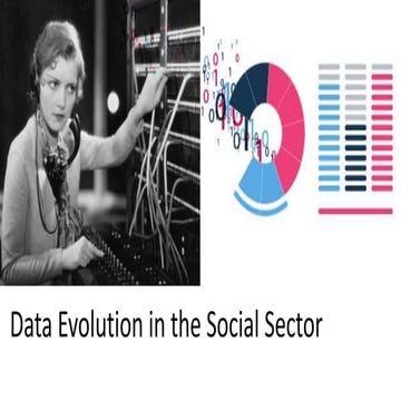 Data evolution in the social sector london shared190516