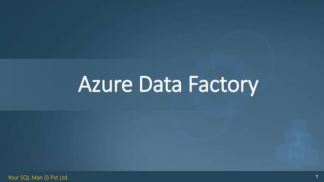 Azure Data Factory