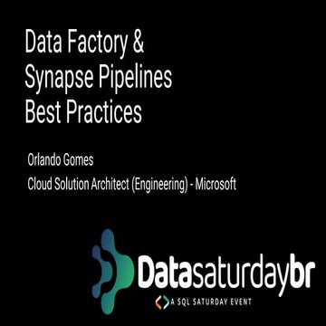 Data Factory & Synapse Analytics - Best Practices | PDF