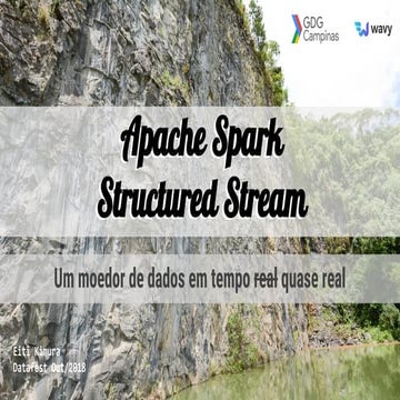[Datafest 2018] Apache Spark Structured Stream - Moedor de dados em tempo qua...