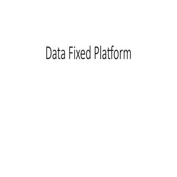 Comprehensive Design and Analysis of Fixed Offshore Jacket Platforms | PPTX