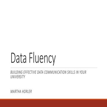 Data fluency