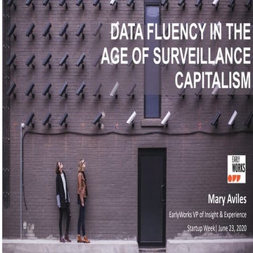 Data fluency in the age of surveillance capitalism