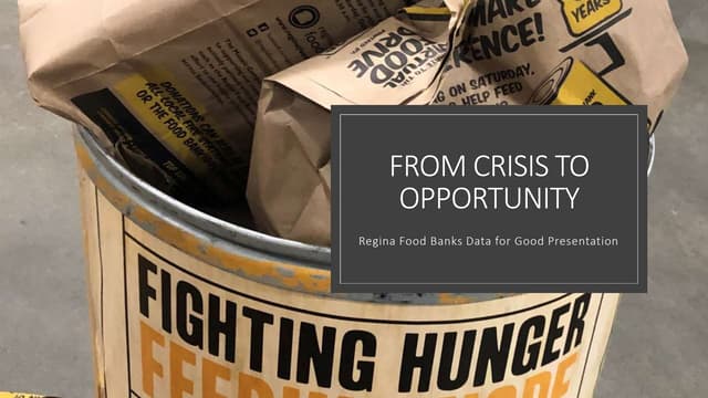 Regina Food Bank & Data for Good