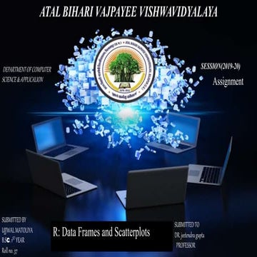 Data Frames and Scatterplots in R language ujjwal matoliya.pptx