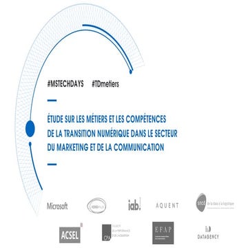 Etude IAB France: nouveaux emplois en marketing et communication numérique