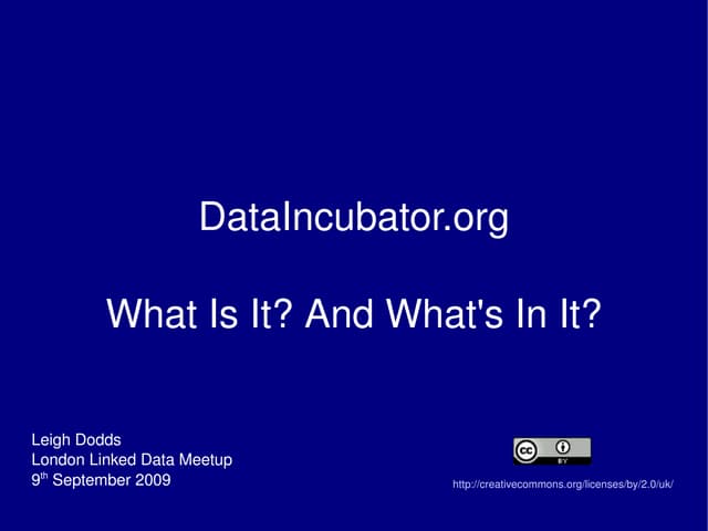 Dataincubator