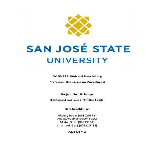 Data Insights - sentiXchange