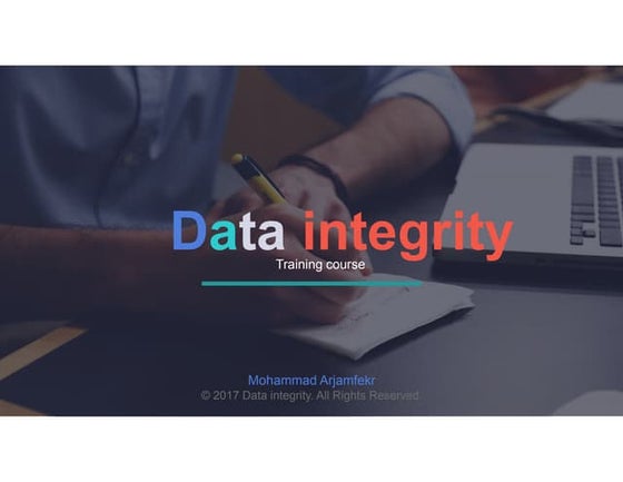 Data integrity | PDF