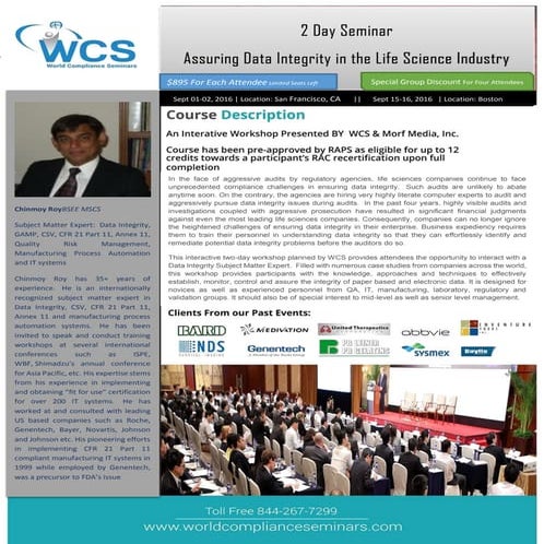 Training on Data Integrity | PDF