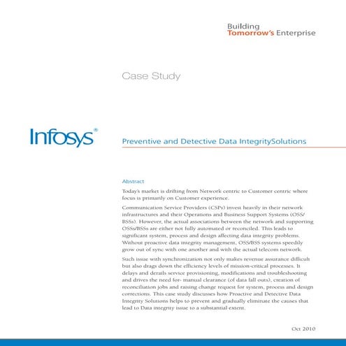 Data Integrity Solutions & Services