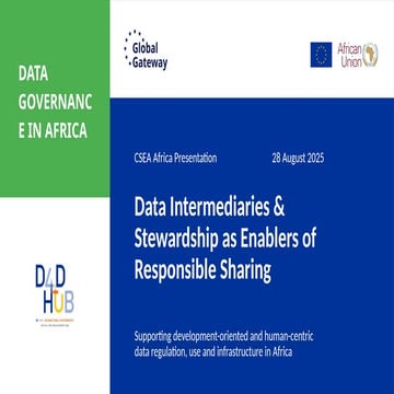 Leveraging the power of data for sustainable development | PPTX