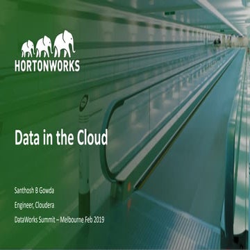 Data in the Cloud Crash Course