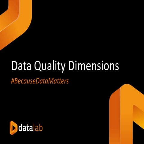 DataLab DataQuality Dimensions
