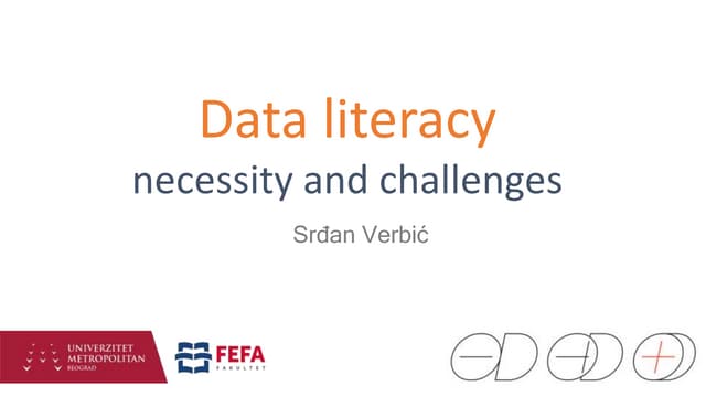 Data Literacy -- Necessity and challenges
