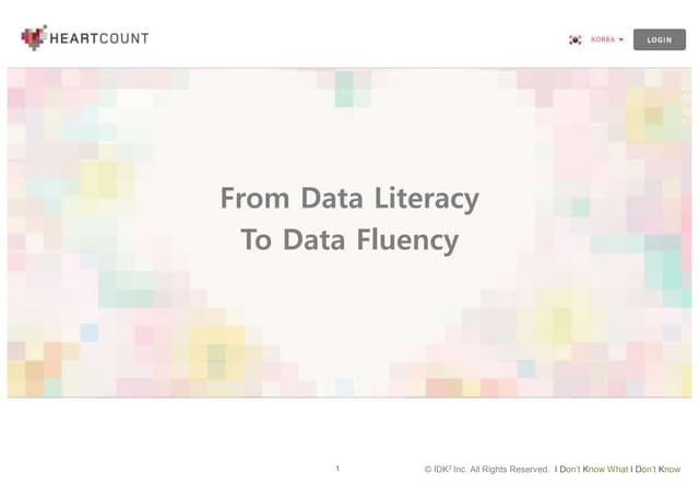 From Data Literacy to Data Fluency