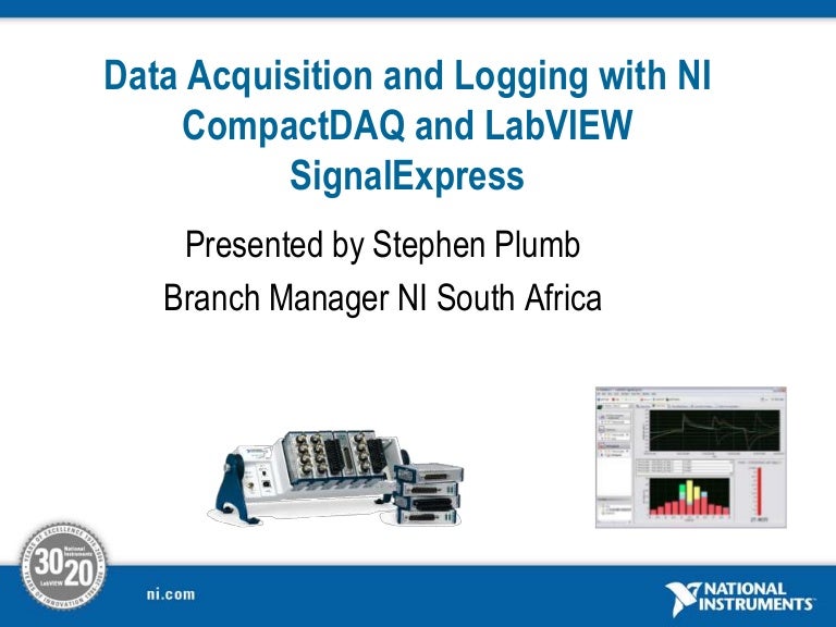 Introduction to National Instrument Data Logging Machine Monitoring…