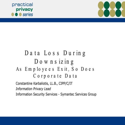Data Loss During Downsizing