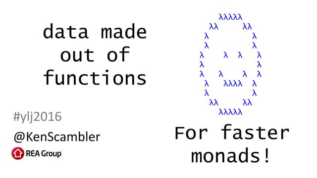 Data made out of functions
