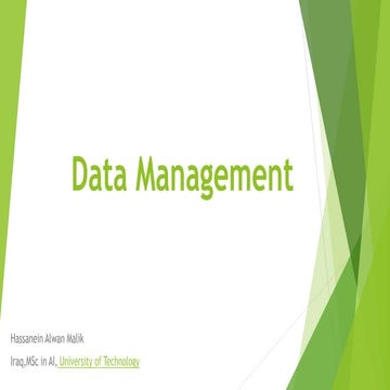 Data Management