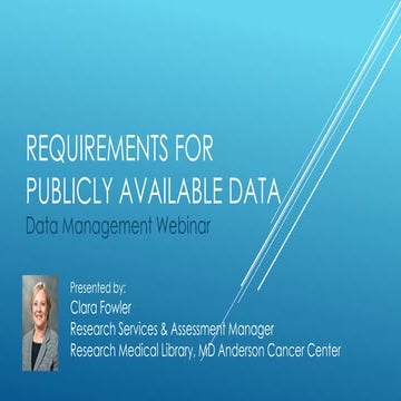 Data management federal requirements 9 2015
