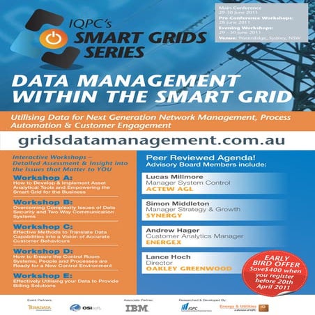 Data Management within the Smart Grid 2011
