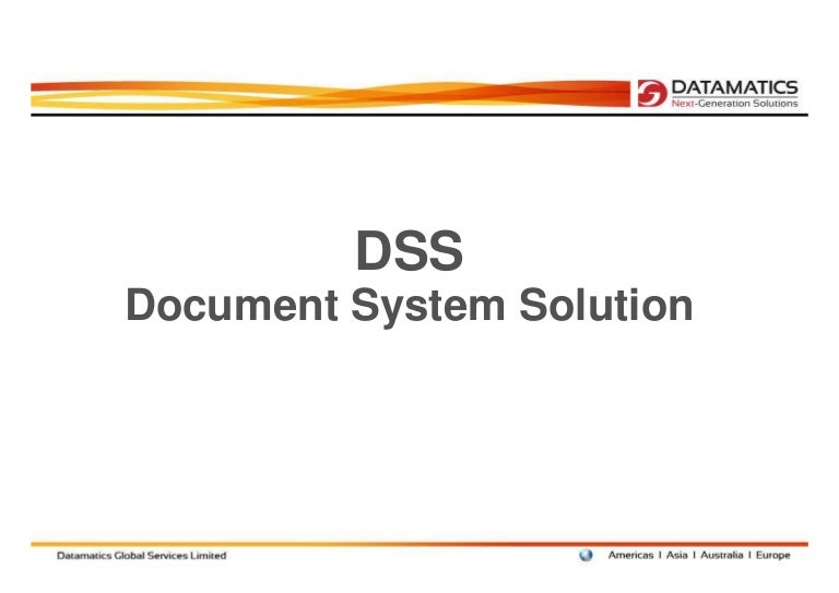 DSS Document Solution System