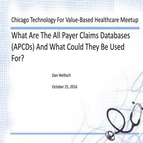 What Are The All Payer Claims Databases (SCPDs) And What Could Be Used For?