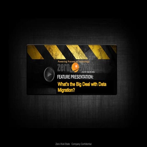 What is the big deal about data migration?