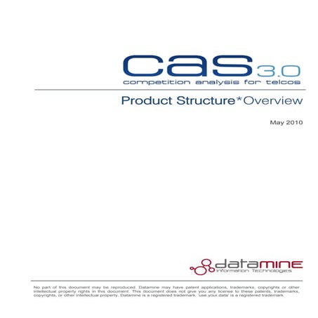 Datamine - CAS: Competition Analysis, for Telcos