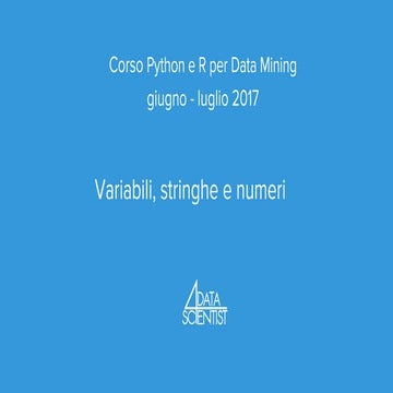 Data mining 01-numeristringhe