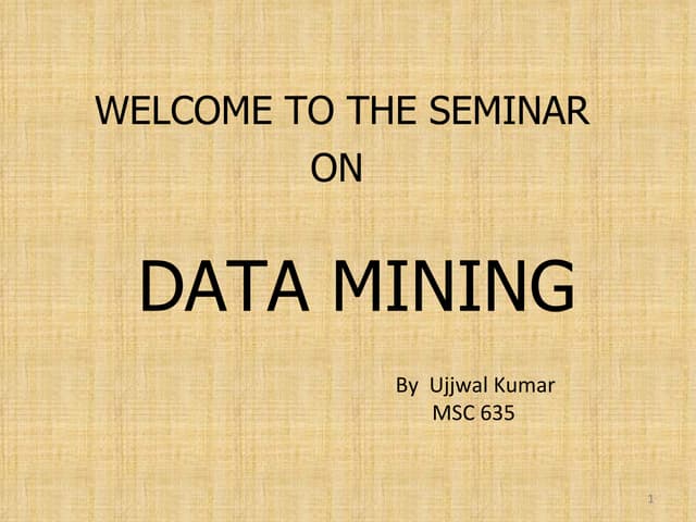 Data mining