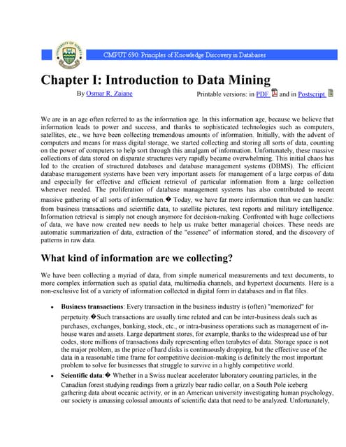Datamining