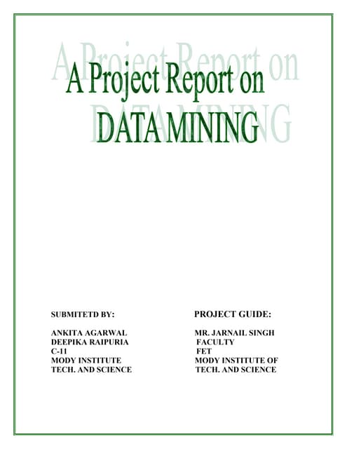 Data mining